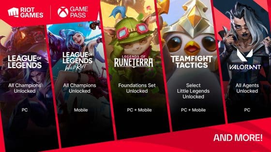 League of Legends and Valorant Are Joining Xbox Game Pass on December 12