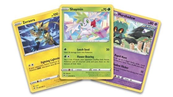 Pokémon TCG: Knockout Collection Shaymin, Zeraora, Marshadow