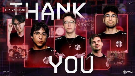 TSM Part Ways With Valorant Roster