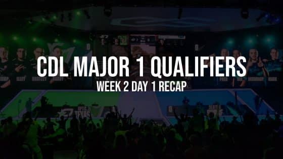 CDL 2023 Major 1 Qualifiers – Week 2; Day 1 Recap